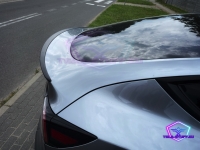 Black mat rear wing spoiler Decent for Tesla Model Y - TSLA-STUFF 